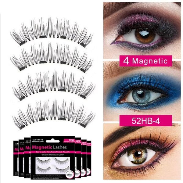 3d handmade 4 magnets eyelashes magnetic lashes natural long false eyelash magnet lash with gift box
3d handmade 4 magnets eyelashes magnetic lashes natural long false eyelash magnet lash with gift box