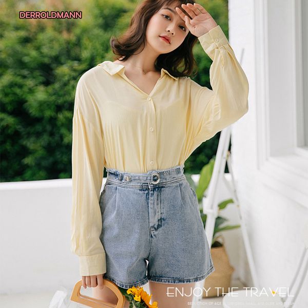 summer autumn short pants high waist ring button with stretchable back korean soft comfortable jeans women, Blue
summer autumn short pants high waist ring button with stretchable back korean soft comfortable jeans women, Blue