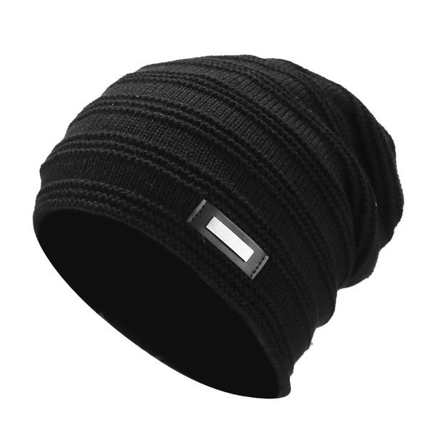 winter knitted cap for men fleece lining beanie striped slouchy hat with patch text fashion red black brown dark grey, Blue;gray
winter knitted cap for men fleece lining beanie striped slouchy hat with patch text fashion red black brown dark grey, Blue;gray