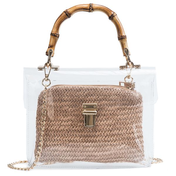 women's shoulder bag new transparent bamboo bag fashion single shoulder chain messenger japanese and korean women's handbag
women's shoulder bag new transparent bamboo bag fashion single shoulder chain messenger japanese and korean women's handbag
