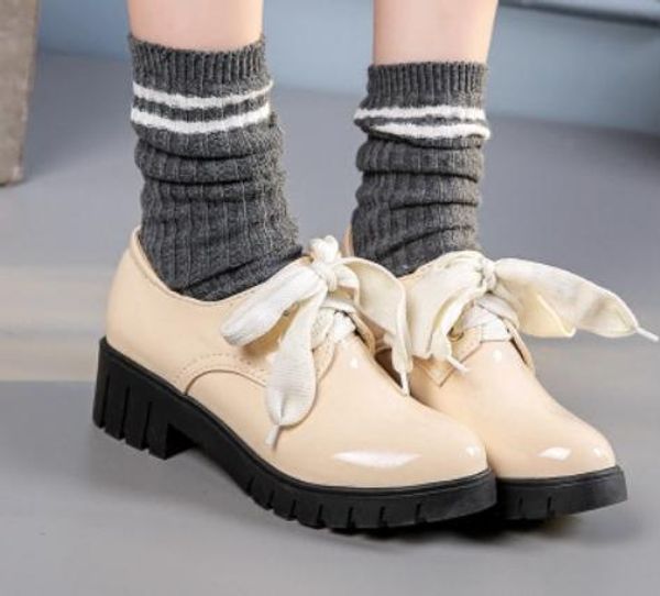 2019 women's shoes in spring and autumn with new style middle heel coarse heel round head @15, Black
2019 women's shoes in spring and autumn with new style middle heel coarse heel round head @15, Black