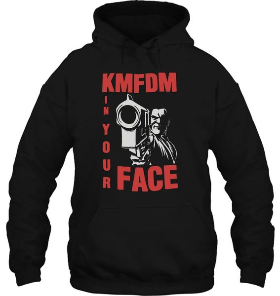 men hoodie 1995 kmfdm in your face concert tour vintage rare reprint women streetwear, Black
men hoodie 1995 kmfdm in your face concert tour vintage rare reprint women streetwear, Black