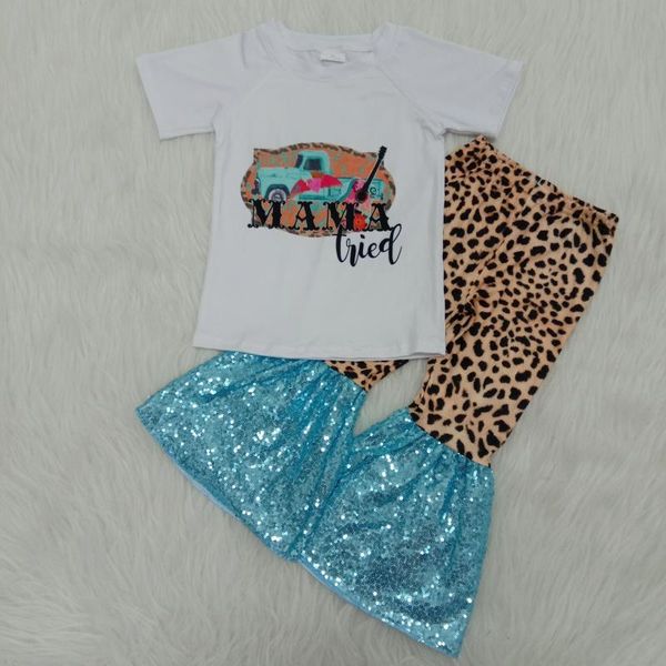 kids clothing sets for girls car print shirt leopard print sequins flared bell bottom pants girls outfits size, White
kids clothing sets for girls car print shirt leopard print sequins flared bell bottom pants girls outfits size, White