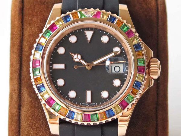 watches rubber rose gold luxury sport brand watch 3a 40mm automatic movement mechanical mens stainless steel watches wristwatch., Slivery;brown
watches rubber rose gold luxury sport brand watch 3a 40mm automatic movement mechanical mens stainless steel watches wristwatch., Slivery;brown