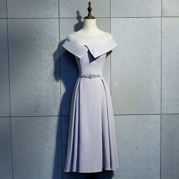 2020 daminha evening dress grey medium length 2020 new korean version show thin banquet lady bridesmaid autumn, Red;yellow
2020 daminha evening dress grey medium length 2020 new korean version show thin banquet lady bridesmaid autumn, Red;yellow