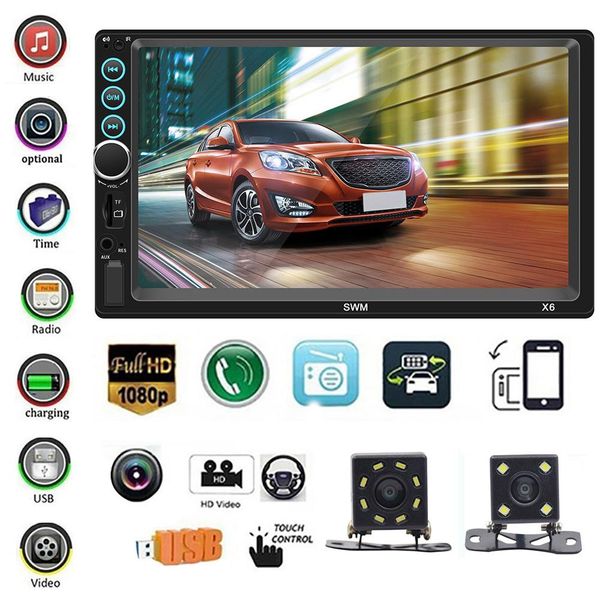 car radio x6 hd 7 inch 2 din car radio bluetooth audio video mp5 player with rearview camera
car radio x6 hd 7 inch 2 din car radio bluetooth audio video mp5 player with rearview camera