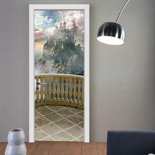2 pcs set 3d balcony scenery wall stickers home decor diy door art mural sticker large removable imitation door decals poster
2 pcs set 3d balcony scenery wall stickers home decor diy door art mural sticker large removable imitation door decals poster