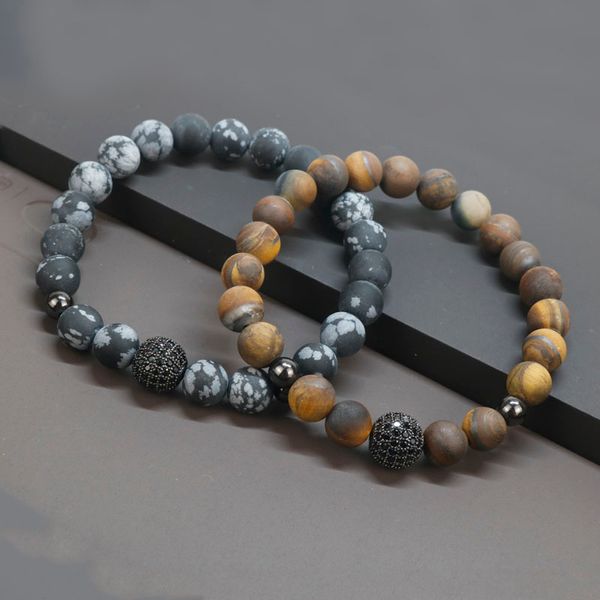 2020 8mm fashion black zirconia disco ball bracelet men natural frosted tiger eye stone bracelets for women cs-09, Golden;silver
2020 8mm fashion black zirconia disco ball bracelet men natural frosted tiger eye stone bracelets for women cs-09, Golden;silver