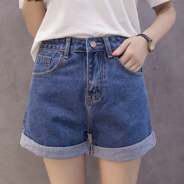 women's high waist denim harajuku shorts jeans vintage pants women summer 2019 spring loose casual pockets clothes ladies, White;black
women's high waist denim harajuku shorts jeans vintage pants women summer 2019 spring loose casual pockets clothes ladies, White;black
