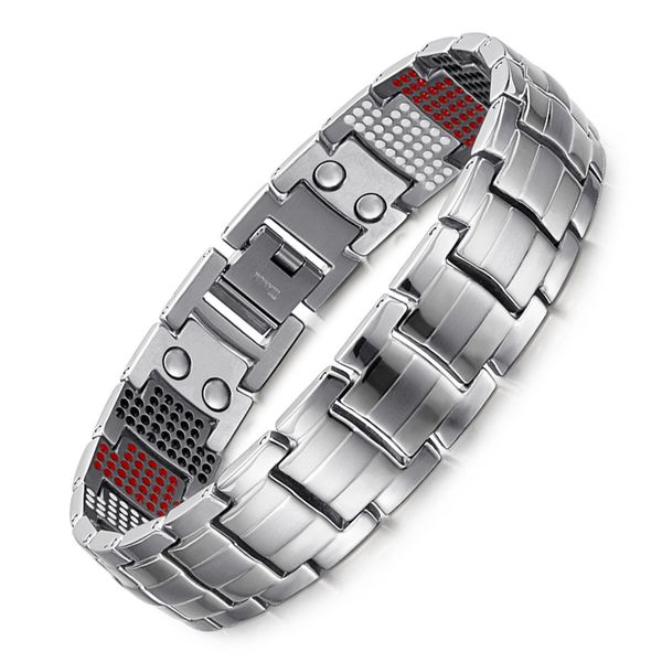 men jewelry healing magnetic bangle balance health bracelet silver titanium bracelets special design for male, Golden;silver
men jewelry healing magnetic bangle balance health bracelet silver titanium bracelets special design for male, Golden;silver