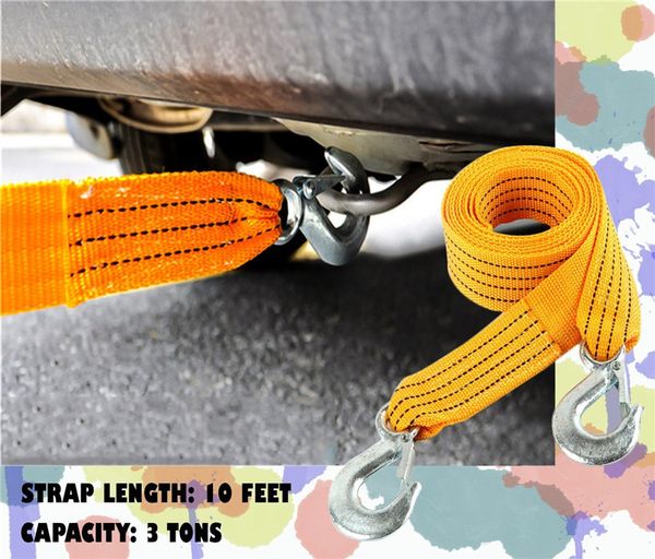13 ft/4m 3 tonnes car towed emergency steel recovery tow rope for car truck camping pulling rope with wrought iron hooks
13 ft/4m 3 tonnes car towed emergency steel recovery tow rope for car truck camping pulling rope with wrought iron hooks