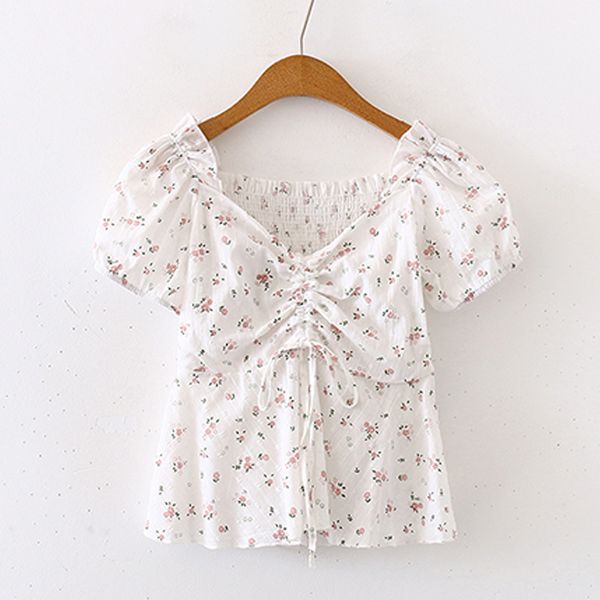 women's blouses sweet floral word shoulder bubble sleeve short spring and summer 2020 new women shirt fashion korean blouse, White
women's blouses sweet floral word shoulder bubble sleeve short spring and summer 2020 new women shirt fashion korean blouse, White