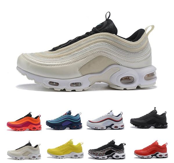 2019 new frequency pack 1997 plus tn outdoor shoes triple white black pink gold silver bullet men shoes trainer women sports sneakers 36-46
2019 new frequency pack 1997 plus tn outdoor shoes triple white black pink gold silver bullet men shoes trainer women sports sneakers 36-46