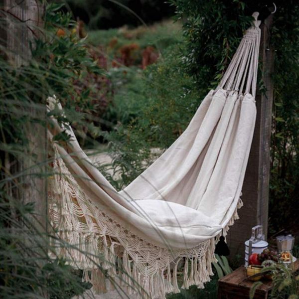 camping hanging hammock outdoor backyard tassel canvas swing bed home camping hunting bedroom swing bed lazy chair travel hiking
camping hanging hammock outdoor backyard tassel canvas swing bed home camping hunting bedroom swing bed lazy chair travel hiking