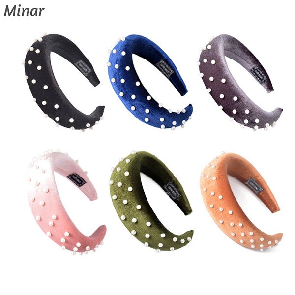 european velvet headbands thick sponge pearl hairbands multicolor wide hair accessories for women girls korean kpop headwear
european velvet headbands thick sponge pearl hairbands multicolor wide hair accessories for women girls korean kpop headwear