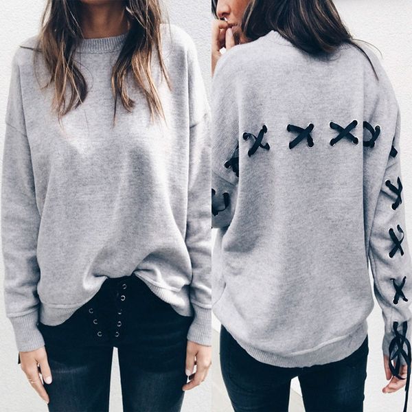 autumn women fashion long sleeved behind the straps round neck sweater korean style slim fit knitted sweater pullover, White;black
autumn women fashion long sleeved behind the straps round neck sweater korean style slim fit knitted sweater pullover, White;black