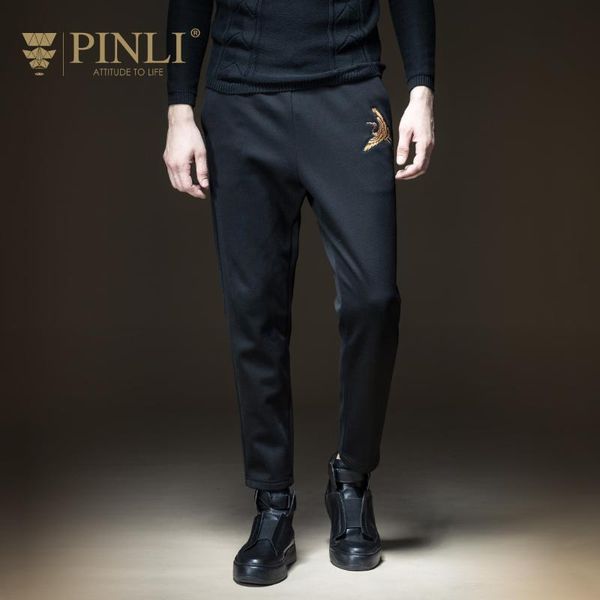 men's pants tactical jogger men pinli autumn style wear, embroidered, velvet, thickening, small feet, trousers, b173617354, Black
men's pants tactical jogger men pinli autumn style wear, embroidered, velvet, thickening, small feet, trousers, b173617354, Black