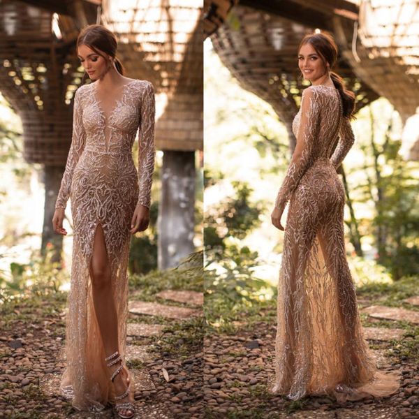 2020 millanova glamorous mermaid wedding dresses deep v neck front split beads appliques lace wedding gowns sweep train bridal dresses, White
2020 millanova glamorous mermaid wedding dresses deep v neck front split beads appliques lace wedding gowns sweep train bridal dresses, White