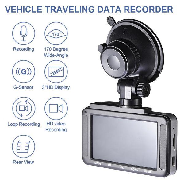 car dvr driving recorder dash cam full 1080p dashboard camera with 3.0 inch hd screen for loop recording night vision g-sensor
car dvr driving recorder dash cam full 1080p dashboard camera with 3.0 inch hd screen for loop recording night vision g-sensor