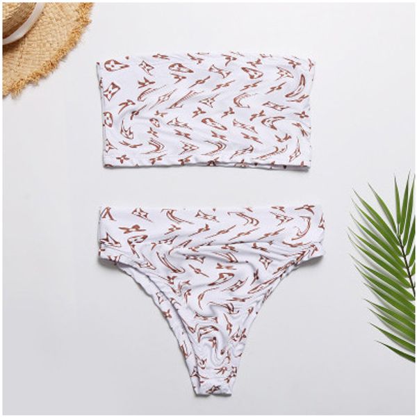 womens designer swimsuit luxury pattern tube swim trunks two-piece bikinis trendy summer beach wear 20ss brand swimwear 6 styles, White;black
womens designer swimsuit luxury pattern tube swim trunks two-piece bikinis trendy summer beach wear 20ss brand swimwear 6 styles, White;black