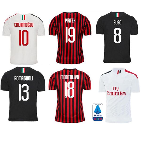 AC milan 19 20 soccer jersey 2019 2020 PIATEK football shirt PAQUETA THEO SUSO Men REBIC camisa de futebol ROMAGNOL maillot de foot
AC milan 19 20 soccer jersey 2019 2020 PIATEK football shirt PAQUETA THEO SUSO Men REBIC camisa de futebol ROMAGNOL maillot de foot
