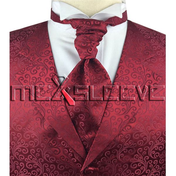 wedding formal wear man's tailored collar red swirl waistcoat (waistcoat+ascot tie+cufflinks+handkerchief, Black;white
wedding formal wear man's tailored collar red swirl waistcoat (waistcoat+ascot tie+cufflinks+handkerchief, Black;white