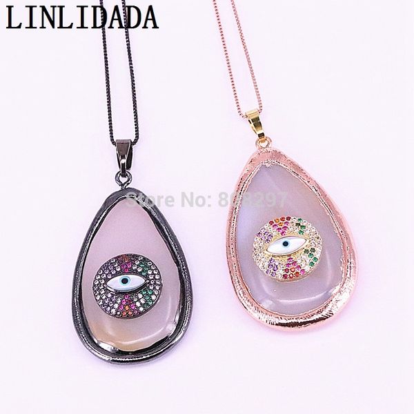 3pcs trendy drop shape natural stone pendant necklace with gold metal link chain jewelry, Silver
3pcs trendy drop shape natural stone pendant necklace with gold metal link chain jewelry, Silver