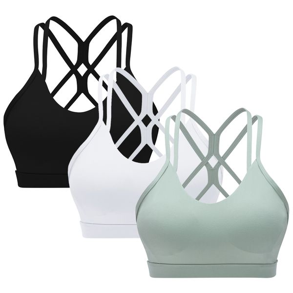 seamless brassiere sport bra push up sports bra cross back running padded women for yoga fitness workout slim wear, White;black
seamless brassiere sport bra push up sports bra cross back running padded women for yoga fitness workout slim wear, White;black