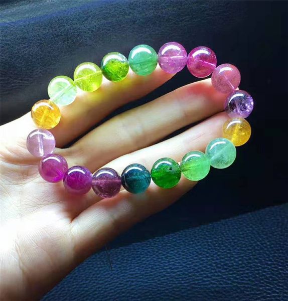 certificate 11.5mm natural tourmaline gems stone crystal stretch round bead bracelet drop shipping, Black
certificate 11.5mm natural tourmaline gems stone crystal stretch round bead bracelet drop shipping, Black