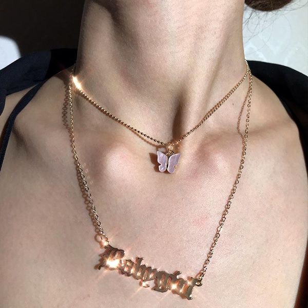 just feel trendy new butterfly pendant necklace for women gold silver color letter angel exquisite multi-layer necklace jewelry lzlmj
just feel trendy new butterfly pendant necklace for women gold silver color letter angel exquisite multi-layer necklace jewelry lzlmj