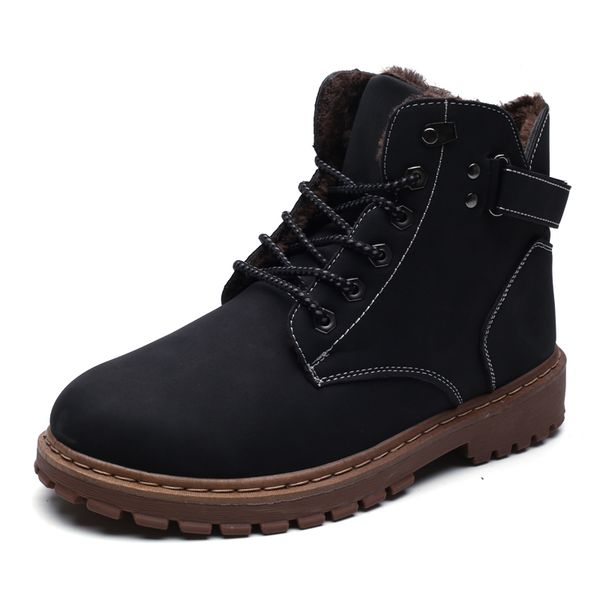 men boots winter men snow boots high-lace-up cotton outdoor waterproof anti-slip soft comfortable cotton, Black
men boots winter men snow boots high-lace-up cotton outdoor waterproof anti-slip soft comfortable cotton, Black