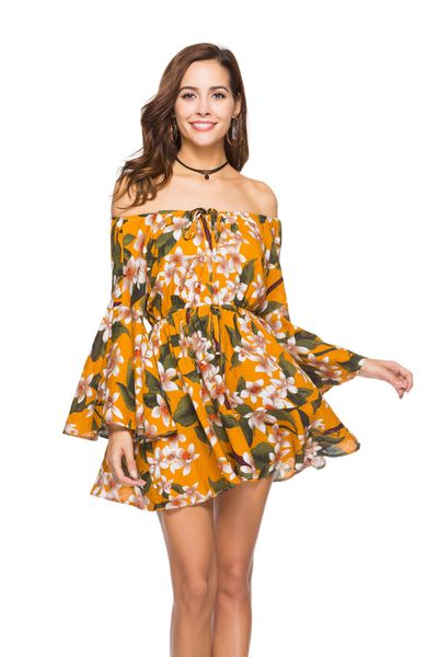 holiday casual daliy dresses sholder off floral print dresses bohemian short dress slash neck summer mini dress, Black;gray
holiday casual daliy dresses sholder off floral print dresses bohemian short dress slash neck summer mini dress, Black;gray
