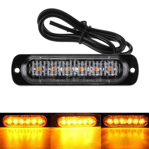 12v / 24v желтый 6led вспышка света anti-столкновения автомобиля грузовик предупреждать безопасности срочное всегда яркий свет ультра тонкий
12v / 24v желтый 6led вспышка света anti-столкновения автомобиля грузовик предупреждать безопасности срочное всегда яркий свет ультра тонкий