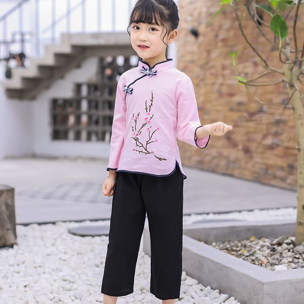 embroidery flower baby girls hanfu clothes retro child stage show clothing chinese style tang suit children ancient costume, Red
embroidery flower baby girls hanfu clothes retro child stage show clothing chinese style tang suit children ancient costume, Red