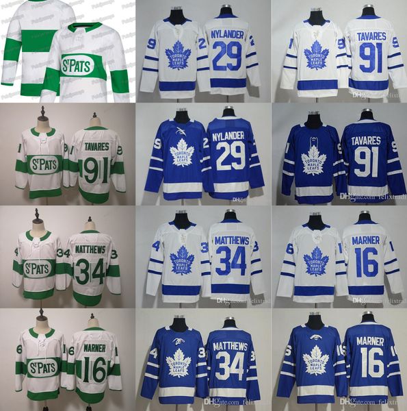 91 John Tavares 2019 Toronto St. Pats 29 William Nylander 34 Auston Matthews 16 Mitchell Marner Toronto Maple Leafs Hockey Jerseys
91 John Tavares 2019 Toronto St. Pats 29 William Nylander 34 Auston Matthews 16 Mitchell Marner Toronto Maple Leafs Hockey Jerseys