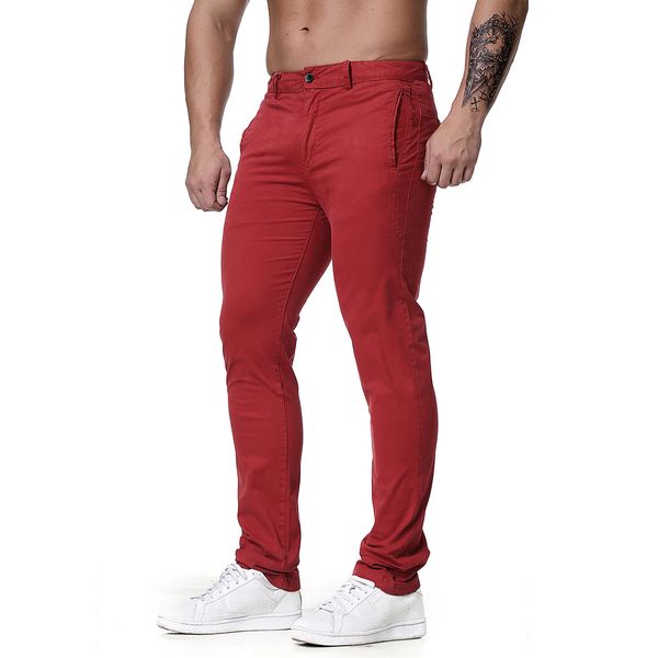 2019 new men's slim cotton solid color full length elastic straight pants casual pants plus size 4 seasons, Black
2019 new men's slim cotton solid color full length elastic straight pants casual pants plus size 4 seasons, Black