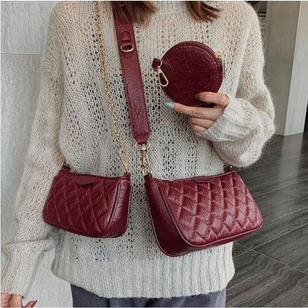 3pcs set women shoulder bag trendy crossbody bags with mini lady purse korean style retro messenger bag tote
3pcs set women shoulder bag trendy crossbody bags with mini lady purse korean style retro messenger bag tote