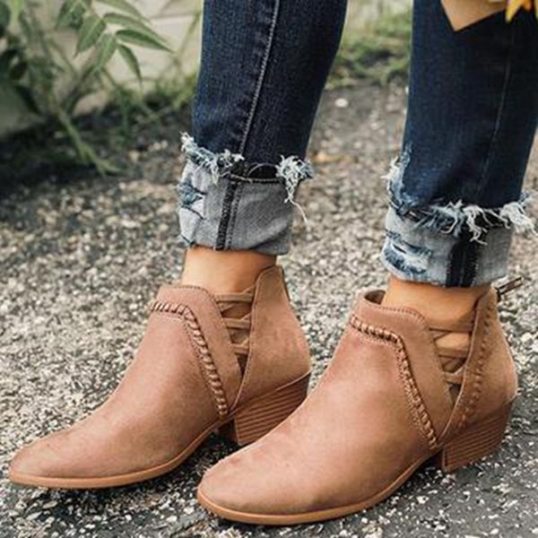 puimentiua women's boots spring autumn cute flock flat low hidden wedges solid cut-outs ankle boots ladies dress casual shoes, Black
puimentiua women's boots spring autumn cute flock flat low hidden wedges solid cut-outs ankle boots ladies dress casual shoes, Black