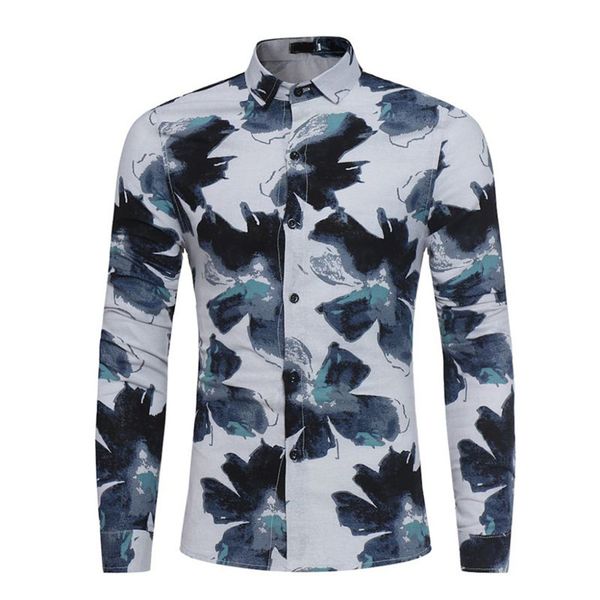 men's new fashion printed long sleeve shirts fashion cultivation blouse shirts#4j10, White;black
men's new fashion printed long sleeve shirts fashion cultivation blouse shirts#4j10, White;black