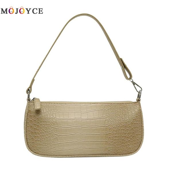 vintage alligator pattern pu leather women handbags luxury solid color baguette women bag
vintage alligator pattern pu leather women handbags luxury solid color baguette women bag