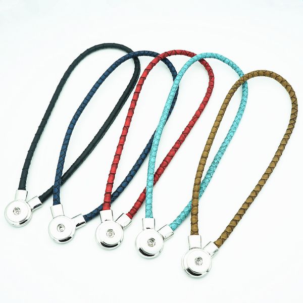 fashion colorful real leather snap necklace 50cm magnet buckle fit 18mm snap buttons jewelry wholesale dj0079, Silver
fashion colorful real leather snap necklace 50cm magnet buckle fit 18mm snap buttons jewelry wholesale dj0079, Silver