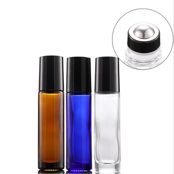 est 10ml blue clear amber glass roll on essential oil empty perfume bottle with stainless steel roller ball ing
est 10ml blue clear amber glass roll on essential oil empty perfume bottle with stainless steel roller ball ing