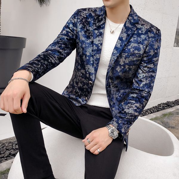 men flower jacket slim design men suit jacket business casual mens suits blazers asia size s m xl xxl xxxl, White;black
men flower jacket slim design men suit jacket business casual mens suits blazers asia size s m xl xxl xxxl, White;black
