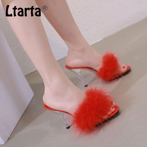 ltarta super high heels 10cm high nightclub transparent sandals slippers plush large size shoes 42 shoes lfd, Black
ltarta super high heels 10cm high nightclub transparent sandals slippers plush large size shoes 42 shoes lfd, Black