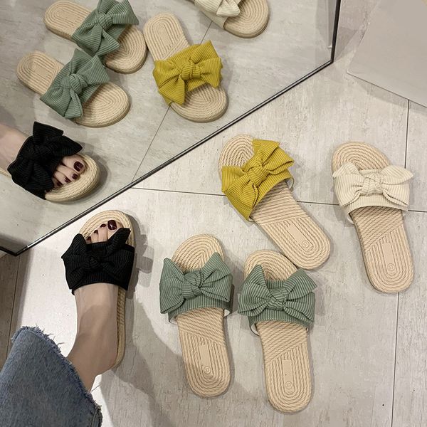 shoes woman 2020 loafers womens slippers outdoor butterfly-knot pantofle slides new flat pu fabric basic, Black
shoes woman 2020 loafers womens slippers outdoor butterfly-knot pantofle slides new flat pu fabric basic, Black