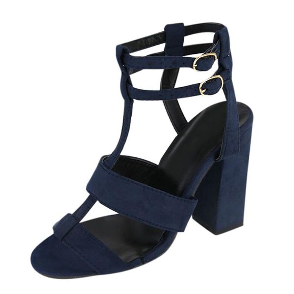 sagace womens sandals women's fashion buckled round toe thick heel oversized heel plus size roman sandals new women high heels, Black
sagace womens sandals women's fashion buckled round toe thick heel oversized heel plus size roman sandals new women high heels, Black