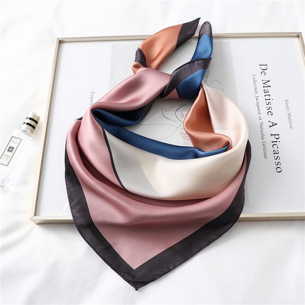 2019 new design women silk scarf square neck shawls foulard lady solid geometric bandana hair band kerchief, Blue;gray
2019 new design women silk scarf square neck shawls foulard lady solid geometric bandana hair band kerchief, Blue;gray