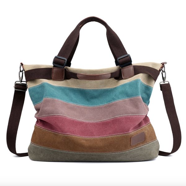 bolsas feminina bolsos mujer 2018 zipper new factory direct stitching retro canvas bag shoulder slung portable rainbow handbag
bolsas feminina bolsos mujer 2018 zipper new factory direct stitching retro canvas bag shoulder slung portable rainbow handbag
