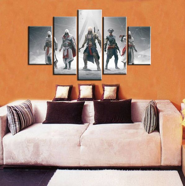 2019 5pcs/set unframed assassin's game poster giclee wall art oil painting on canvas textured abstract paintings picture for home
2019 5pcs/set unframed assassin's game poster giclee wall art oil painting on canvas textured abstract paintings picture for home
