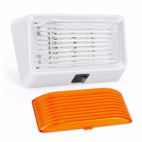 kohree exterior led 12v car ceiling light 2.7w with switch trailer rv camper car porch lights lighting lense ip65 white base
kohree exterior led 12v car ceiling light 2.7w with switch trailer rv camper car porch lights lighting lense ip65 white base